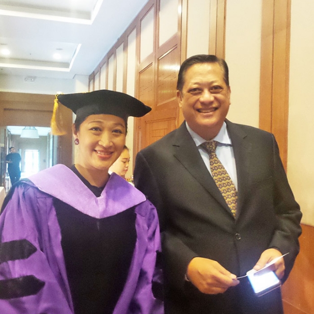 Dr. Georgina Remulla and Dr. Rannier Reyes of PRC