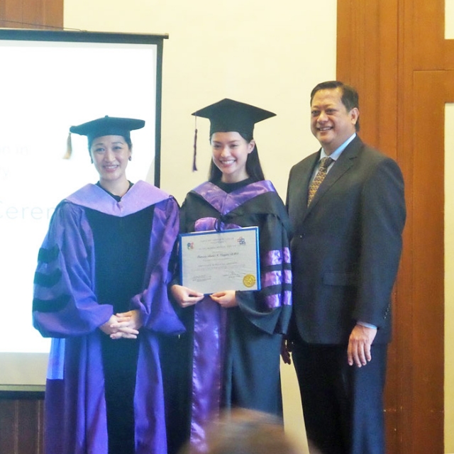 Dr. Georgina Remulla, Dr. Patricia Gloria Vargas-Muere and Dr. Rannier Reyes of PRC
