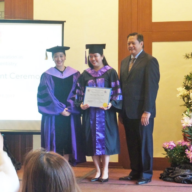 Dr. Georgina Remulla, Dr. Daisy Cornejo-Malenab and Dr. Rannier Reyes of PRC